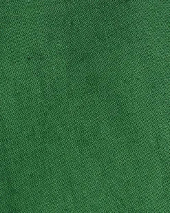 Green Linen Blend Tie Side Skort