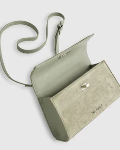 Green Lock Front Tote Bag
