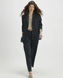 Green Long Sleeve Oversized Blazer