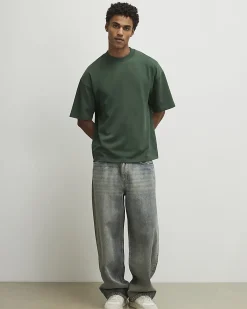 Green Oversized Cotton Heavyweight T-Shirt