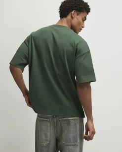 Green Oversized Cotton Heavyweight T-Shirt