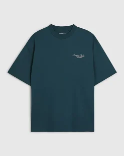 Green Oversized Cotton Hotel Resort T-Shirt
