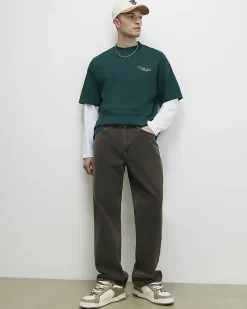 Green Oversized Cotton Hotel Resort T-Shirt