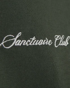 Green Oversized Fit Cotton Sanctuaire T-Shirt