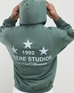 Green Oversized Fit Lisiere Studios Hoodie