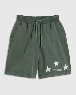 Green Oversized Fit Lisiere Studios Shorts