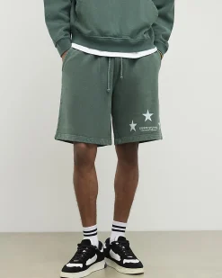 Green Oversized Fit Lisiere Studios Shorts