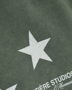 Green Oversized Fit Lisiere Studios Shorts