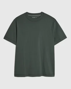 Green Regular Fit Cotton Midweight T-Shirt