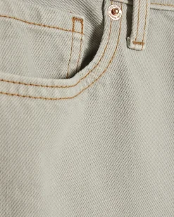 Green Relaxed Straight Jeans