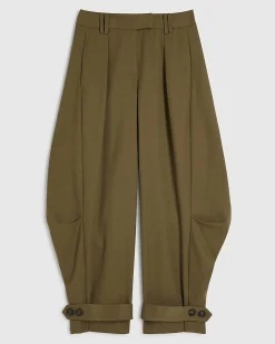 Green RI Studio Cuffed Tailored Trousers