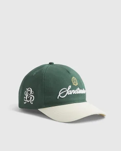 Green Sanctuaire Crest Cap