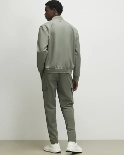 Green Skinny Fit Cargo Trousers