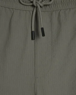Green Skinny Fit Stretch Shorts