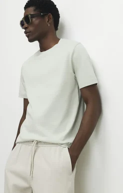 Green Slim Fit Cotton Lightweight T-Shirt