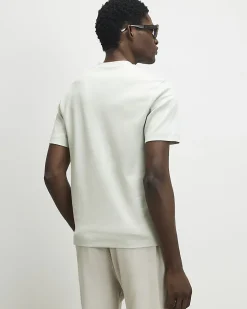 Green Slim Fit Cotton Lightweight T-Shirt