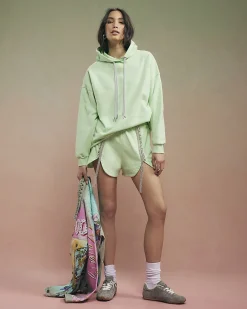Green Year Zero Embellished Shorts