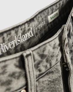 Grey Classic Barrel Jeans