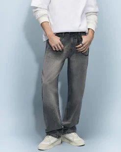 Grey Loose Fit Jeans