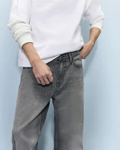 Grey Loose Fit Jeans