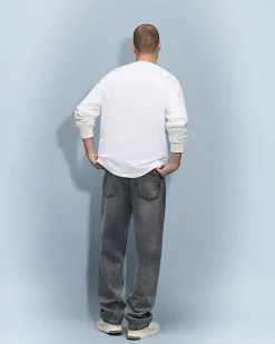 Grey Loose Fit Jeans