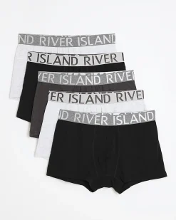 Grey Metallic Mix Pack Of 5 Trunks