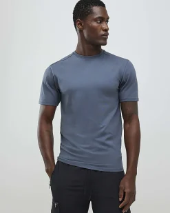Grey Muscle Fit Crew Neck T-Shirts 3 Pack
