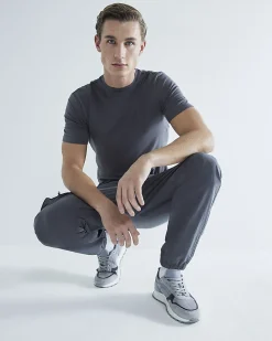 Grey Muscle Fit Stretch T-Shirts 3 Pack