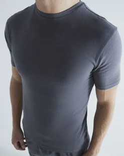 Grey Muscle Fit Stretch T-Shirts 3 Pack