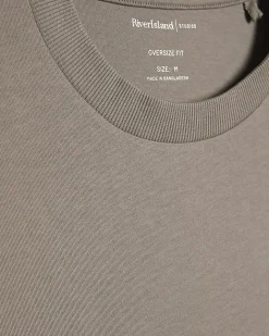 Grey Oversized Fit Cotton Heavyweight T-Shirt