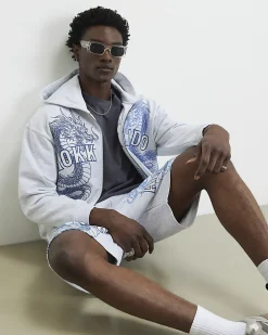 Grey Oversized Fit Hokkaido Hoodie