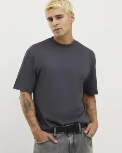 Grey Regular Fit Crew Neck T-Shirt