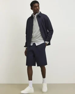 Grey Regular Fit Half Zip Jumper