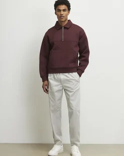 Grey Regular Fit Pleated Joggers