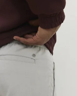 Grey Regular Fit Pleated Joggers
