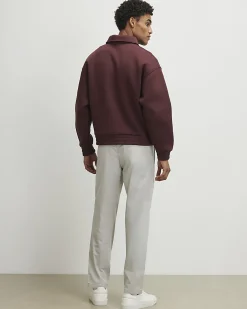 Grey Regular Fit Pleated Joggers