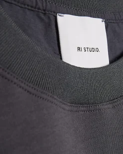 Grey RI Studio Oversized Cotton Blend T-Shirt