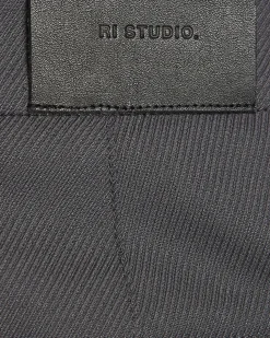 Grey RI Studio Wide Leg Pleat Trousers