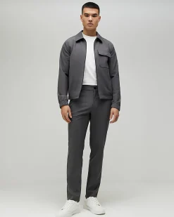 Grey Skinny Fit Comfort Stretch Jacket