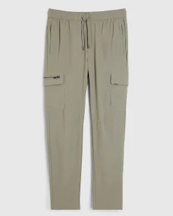 Grey Skinny Fit Stretch Cargo Trousers
