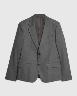 Grey Skinny Fit Stretch Suit Jacket