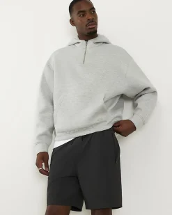 Grey Skinny Fit Stretch Shorts