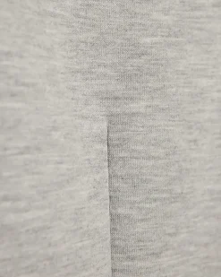 Grey Sleeveless Interlock High Neck Top