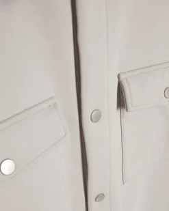 Grey Slim Fit Premium Collared Overshirt