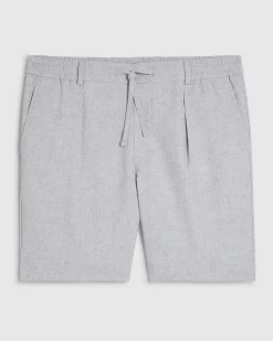 Grey Slim Fit Pull On Shorts