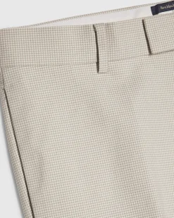 Grey Slim Fit Puppytooth Suit Trousers