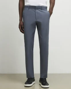 Grey Slim Fit Stretch Chino Trousers