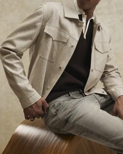 Grey Slim Fit Stretch Jeans