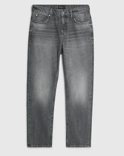 Grey Straight Fit Jeans