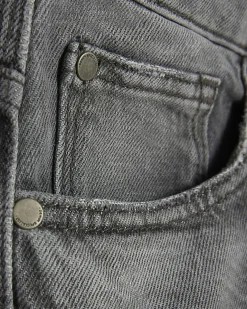 Grey Straight Fit Jeans
